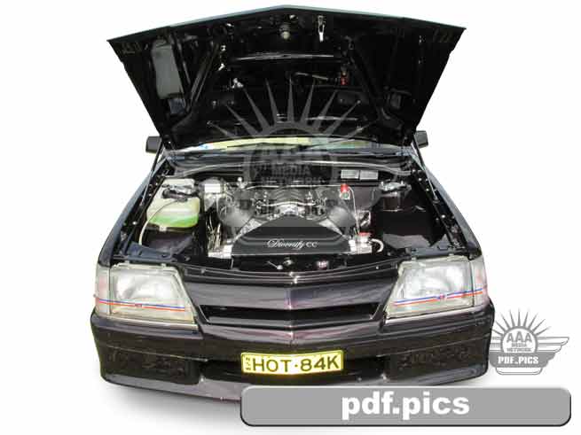 VK Commodore Sedan Front View