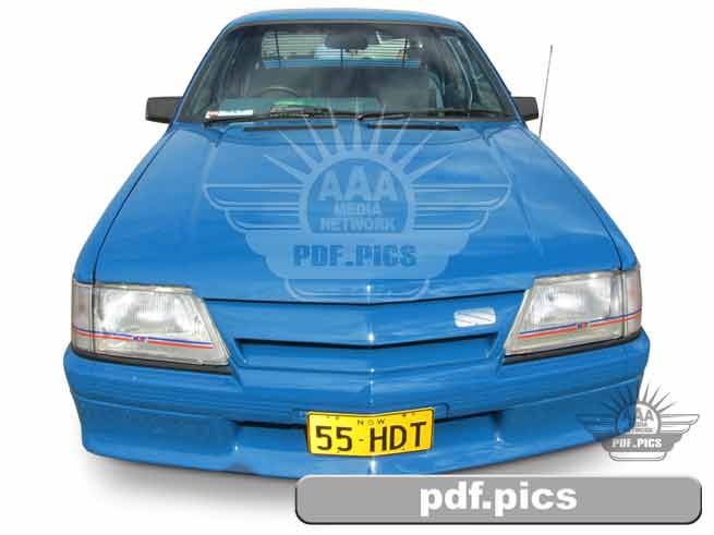 VK Commodore Sedan Front View