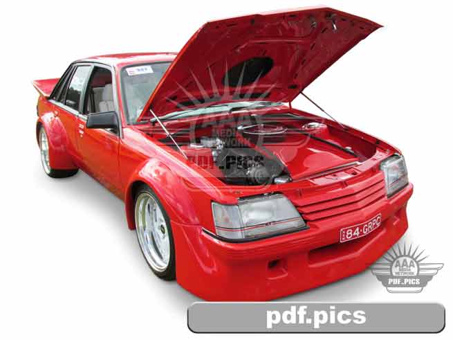 VK Commodore Sedan Front Drivers Side View