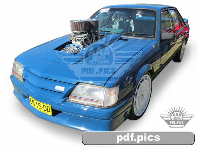 VK Commodore Sedan Front Passenger Side View