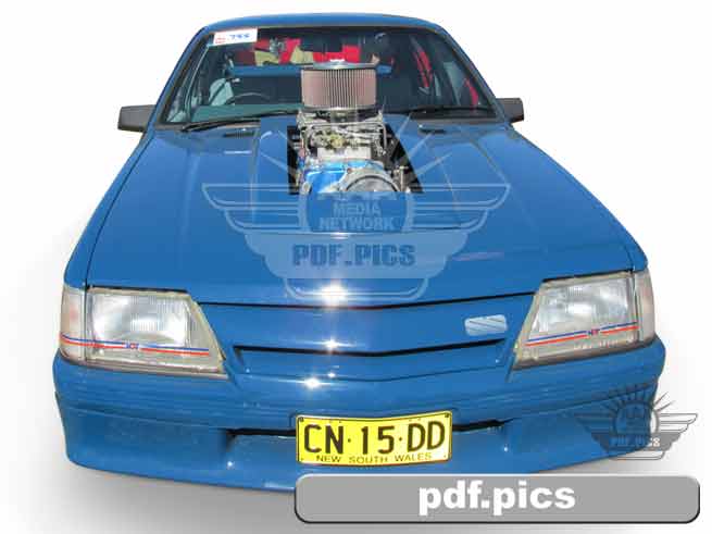 VK Commodore Sedan Front View