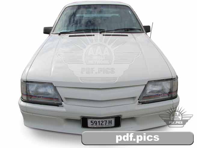 VK Commodore Sedan Front View