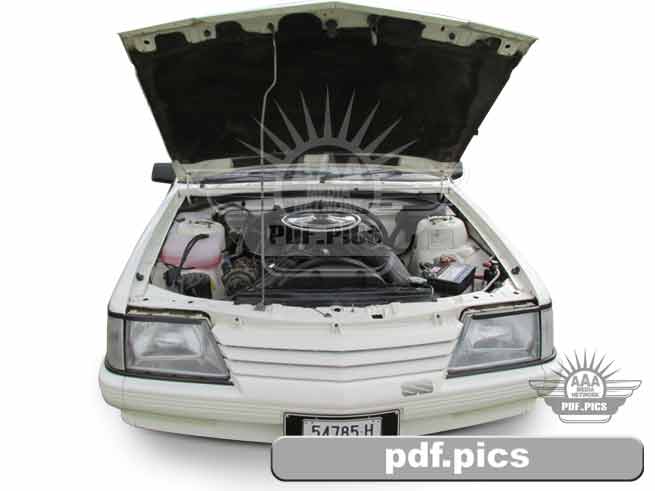 VK Commodore Sedan Front View