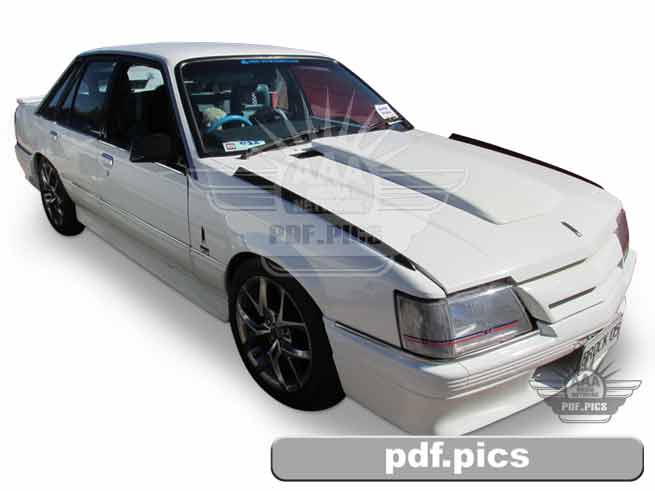 VK Commodore Sedan Front Drivers Side View
