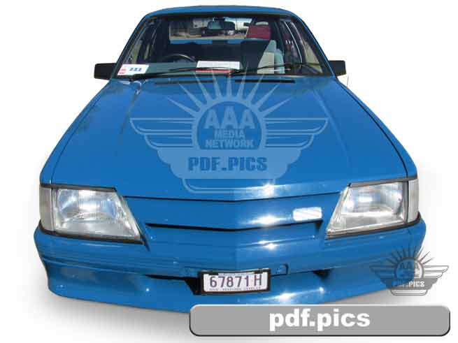 VK Commodore Sedan Front View