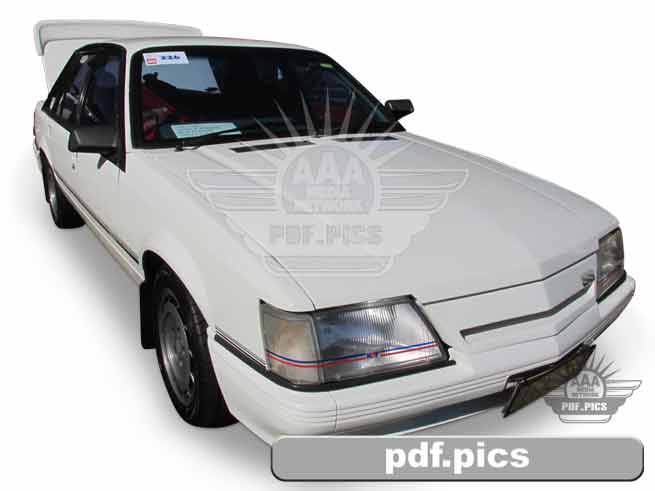 VK Commodore Sedan Front Drivers Side View