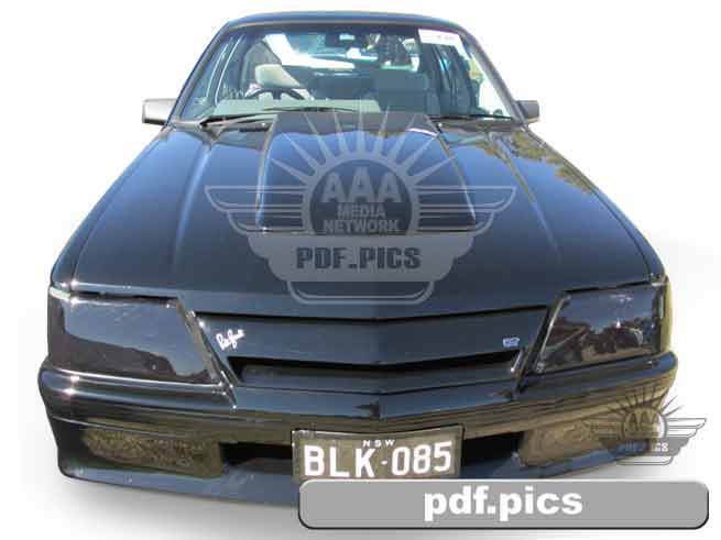 VK Commodore Sedan Front View