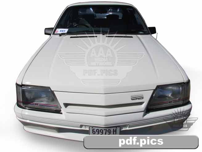 VK Commodore Sedan Front View