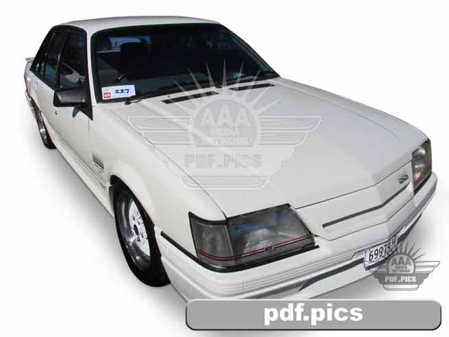VK Commodore Sedan Front Drivers Side View