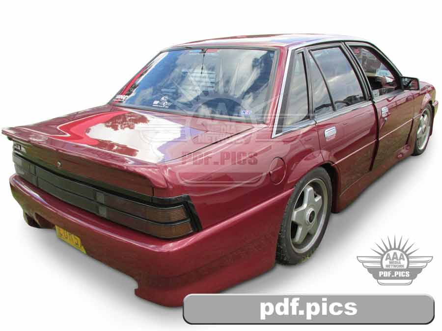 VL Commodore Sedan Rear Drivers Side View
