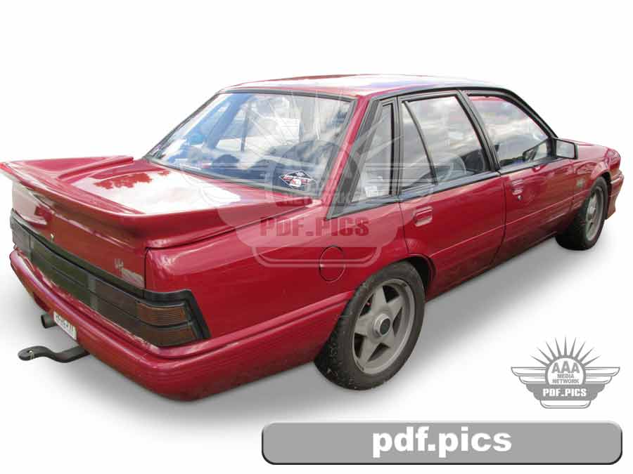 VL Commodore Sedan Rear Drivers Side View