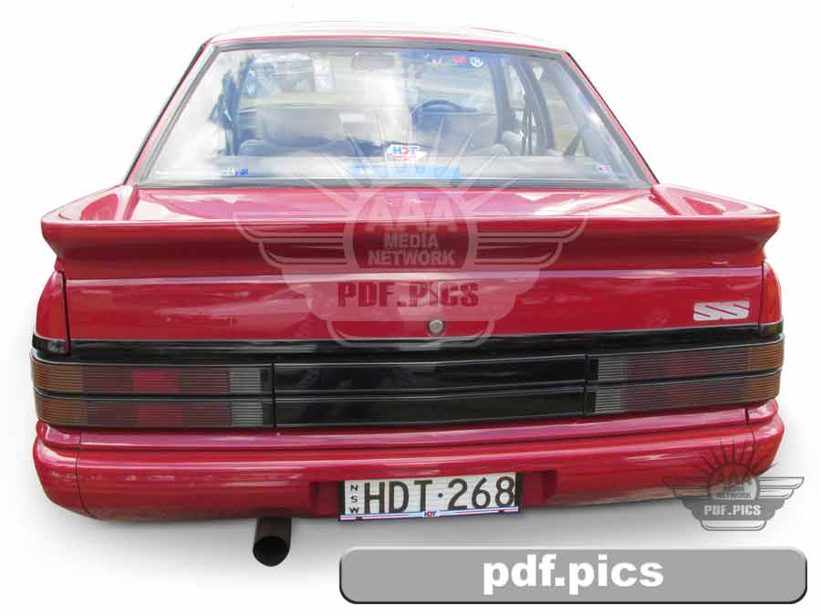 VL Commodore Sedan Rear View