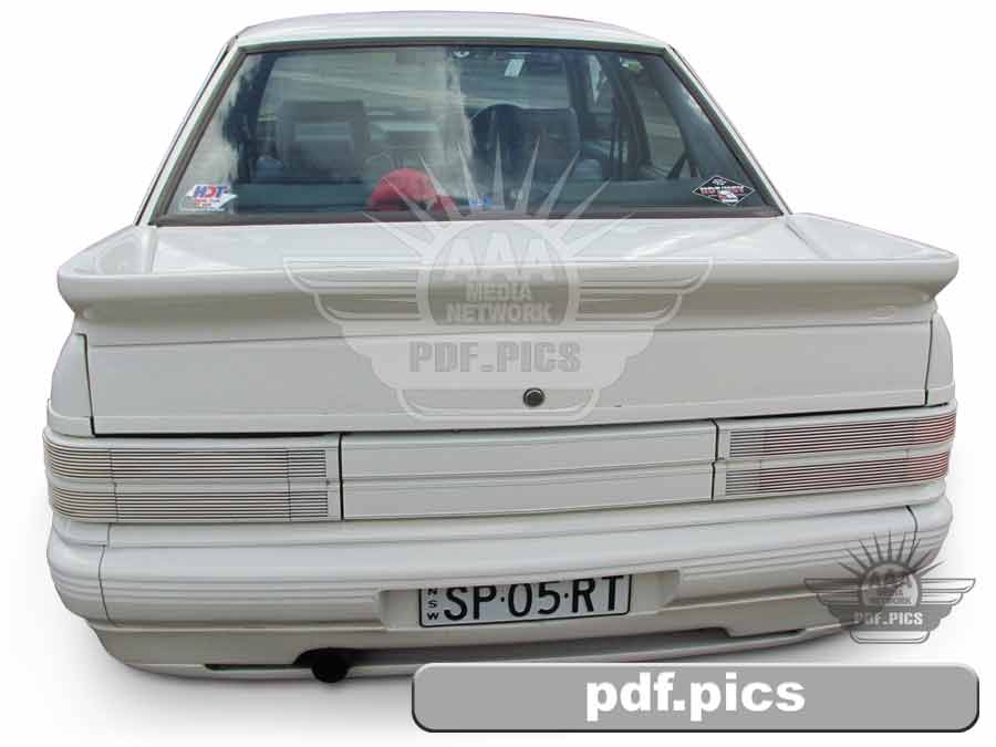 VL Commodore Sedan Rear View