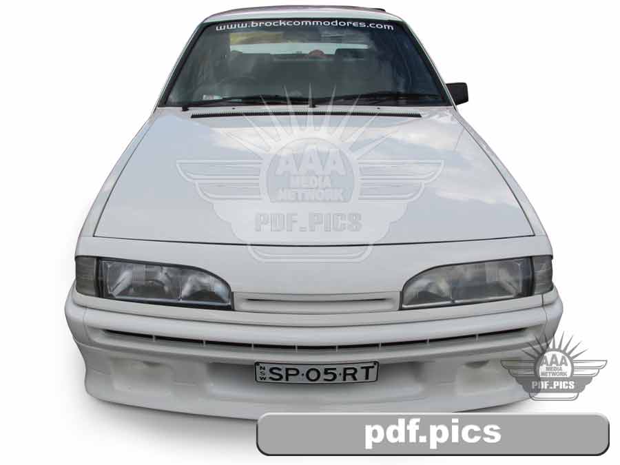 VL Commodore Sedan Front View