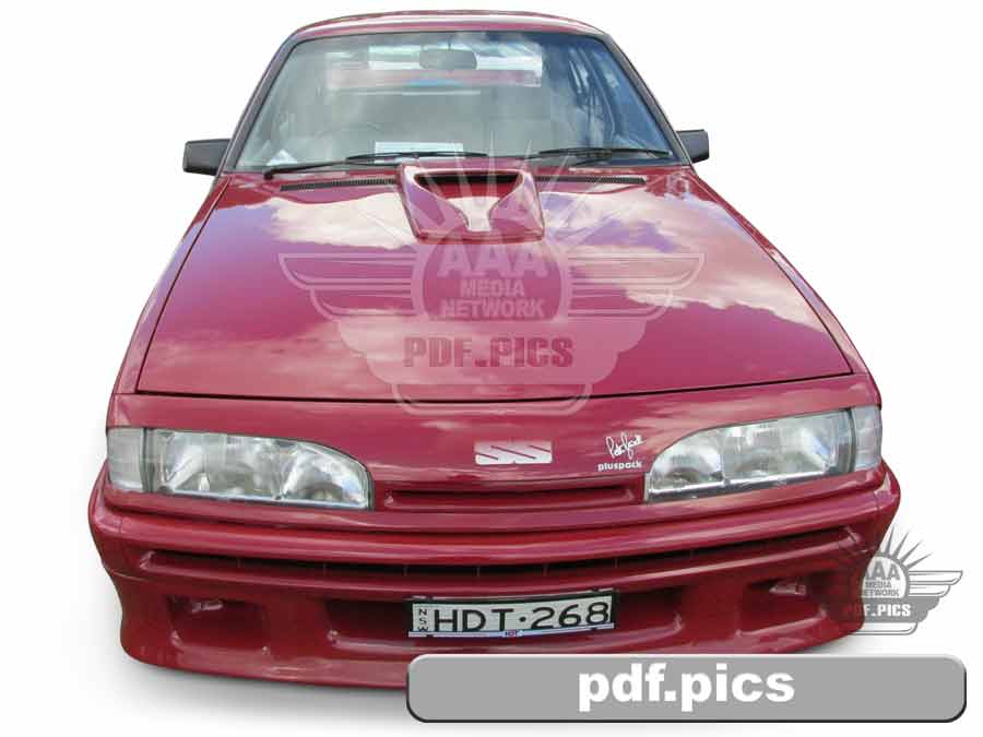 VL Commodore Sedan Front View