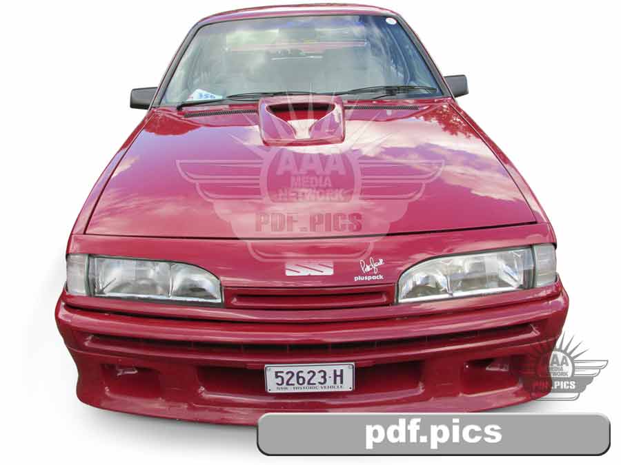 VL Commodore Sedan Front View