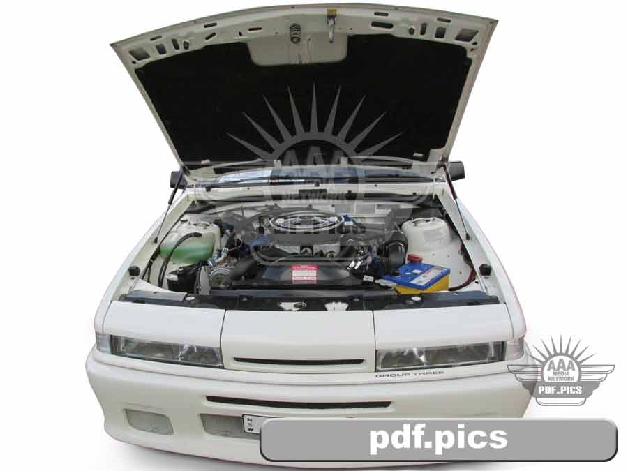 VL Commodore Sedan Front View