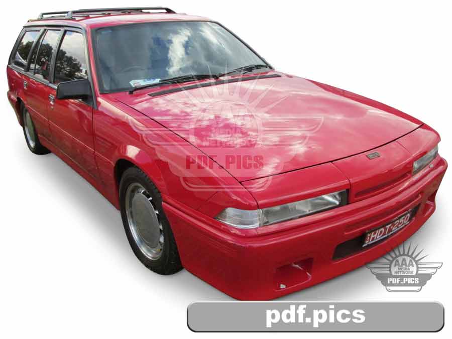 VL Commodore Station Wagon Front Drivers Side View