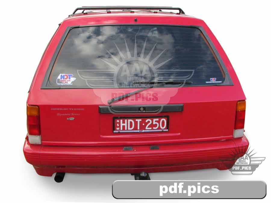 VL Commodore Station Wagon Rear View