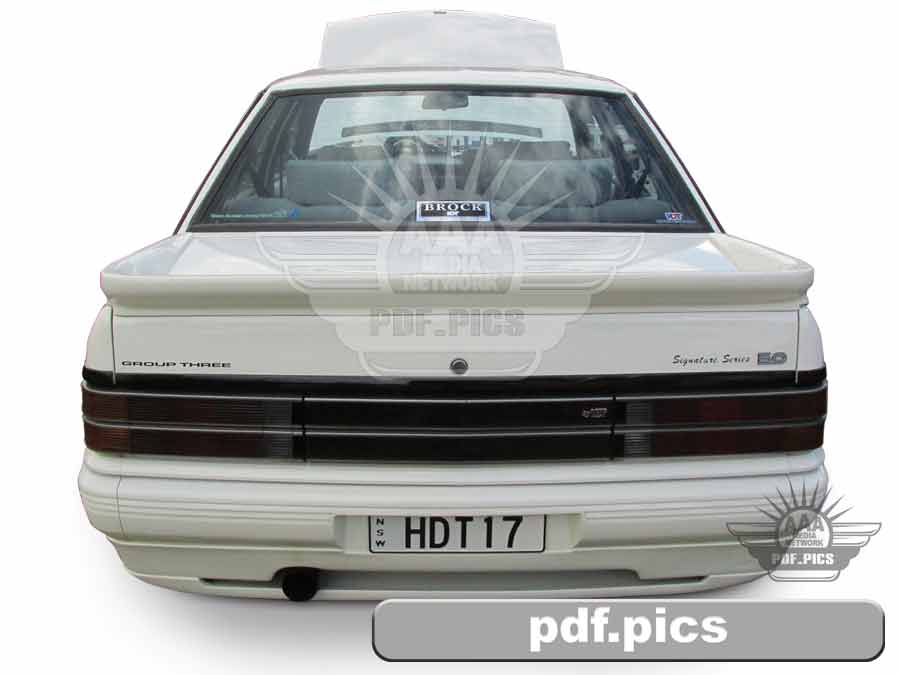 VL Commodore Sedan Rear View