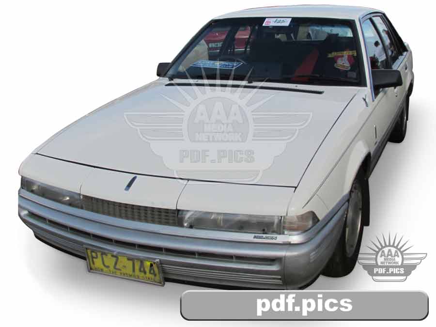 VL Commodore Sedan Front Passenger Side View