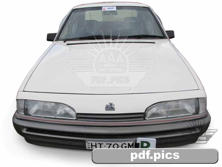 VL Commodore Sedan Front View