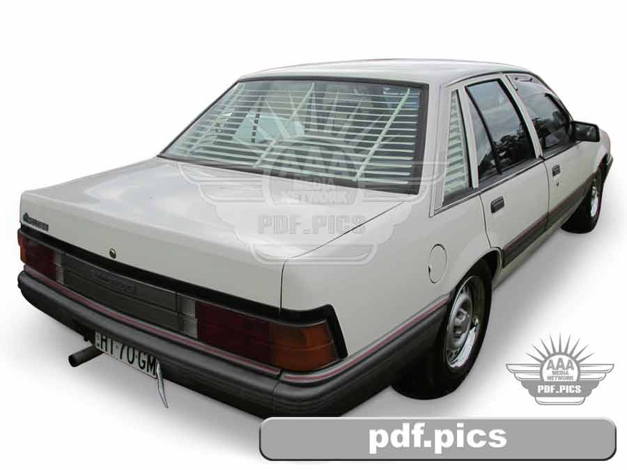 VL Commodore Sedan Rear Drivers Side View