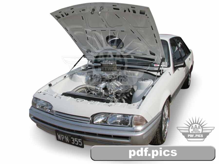 VL Commodore Sedan Front Passenger Side View