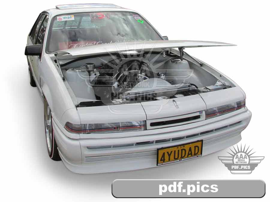 VL Commodore Sedan Front Drivers Side View