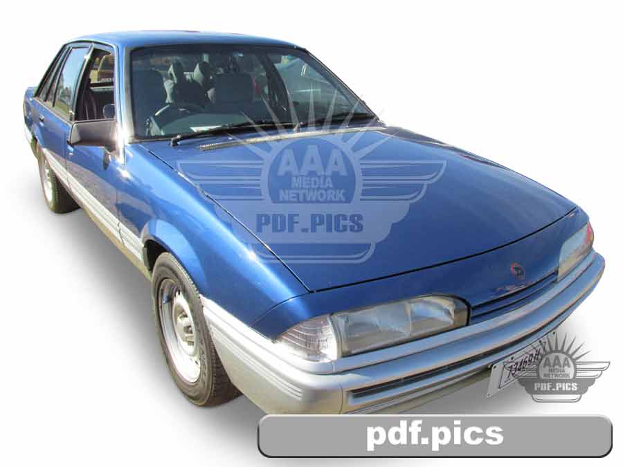VL Commodore Sedan Front Drivers Side View