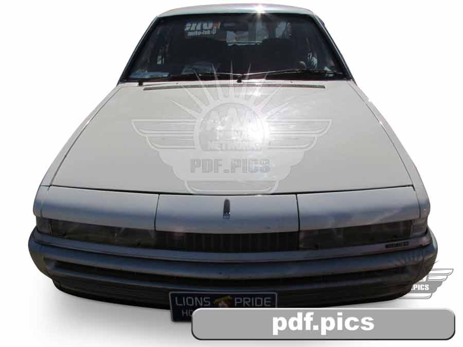 VL Commodore Sedan Front View