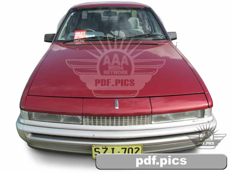 VL Commodore Sedan Front View