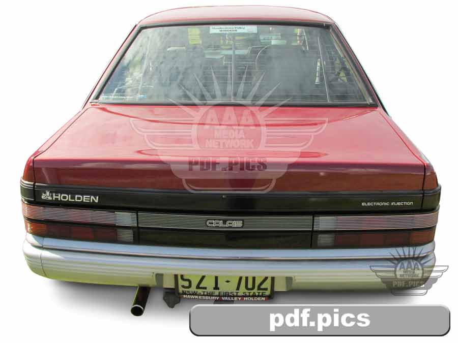 VL Commodore Sedan Rear View