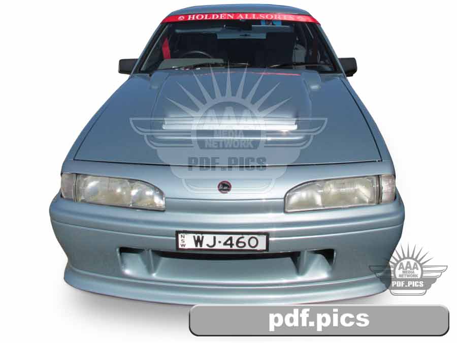VL Commodore Sedan Front View