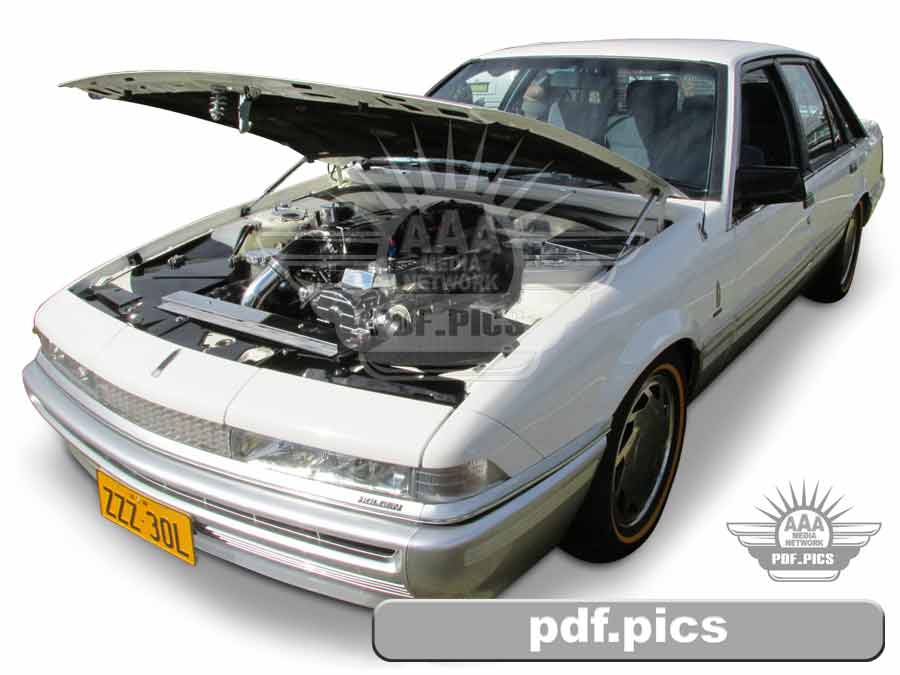 VL Commodore Sedan Front Passenger Side View