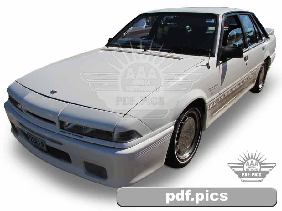 VL Commodore Sedan Front Passenger Side View