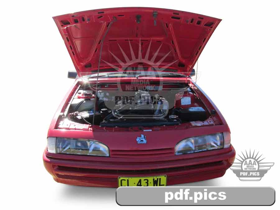 VL Commodore Station Wagon Front View