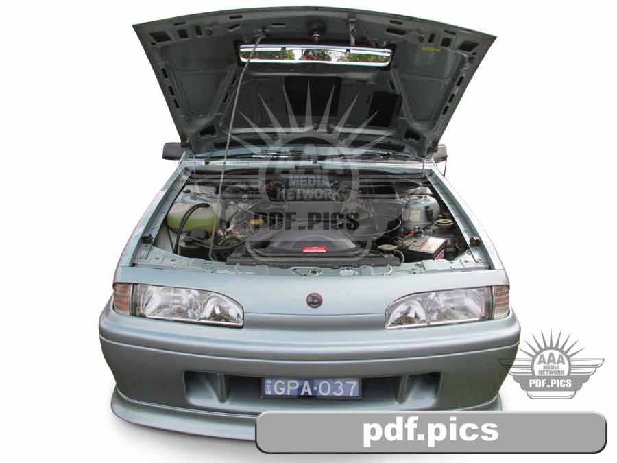 VL Commodore Sedan Front View