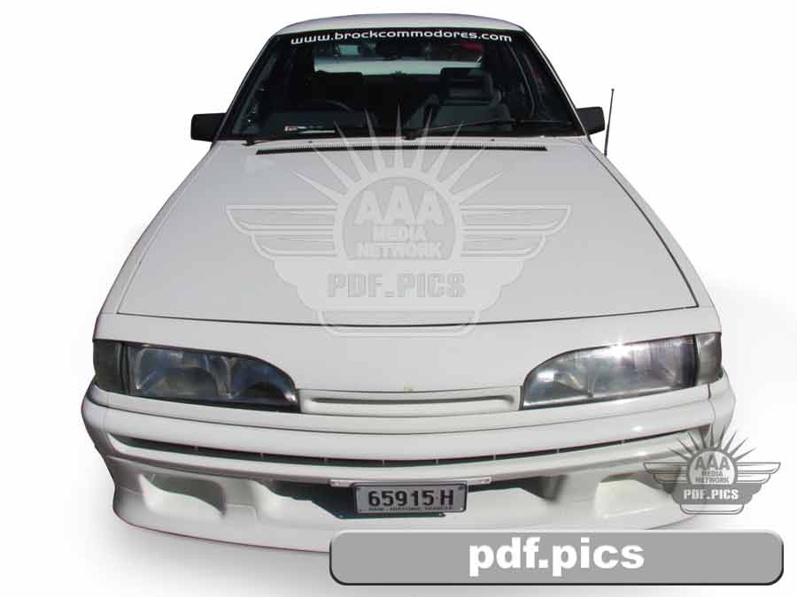 VL Commodore Sedan Front View