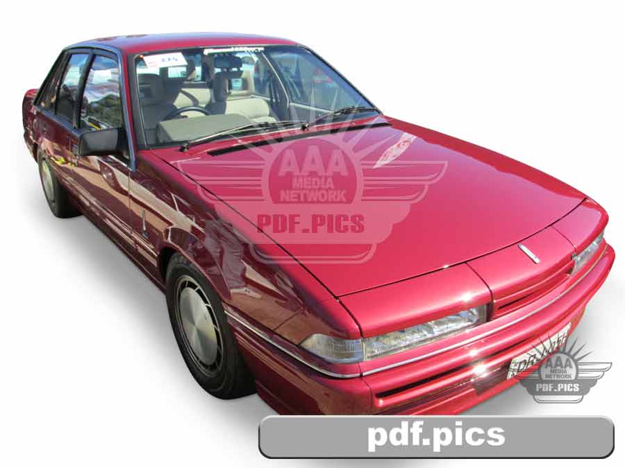 VL Commodore Sedan Front Drivers Side View