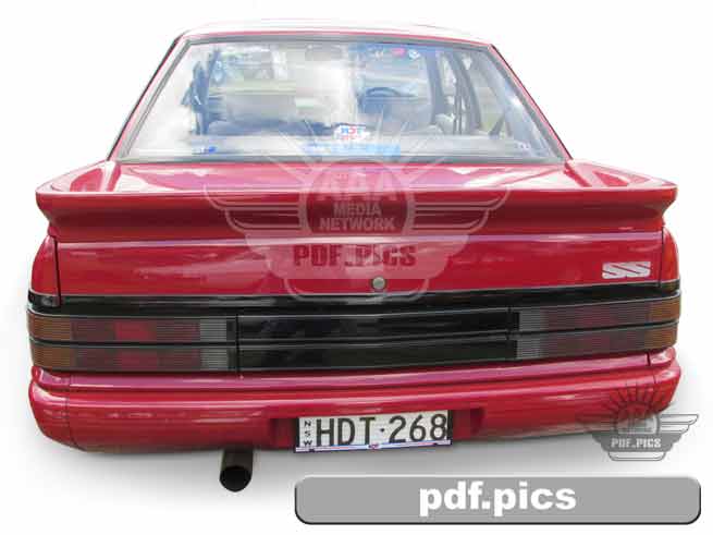 VL Commodore Sedan Rear View