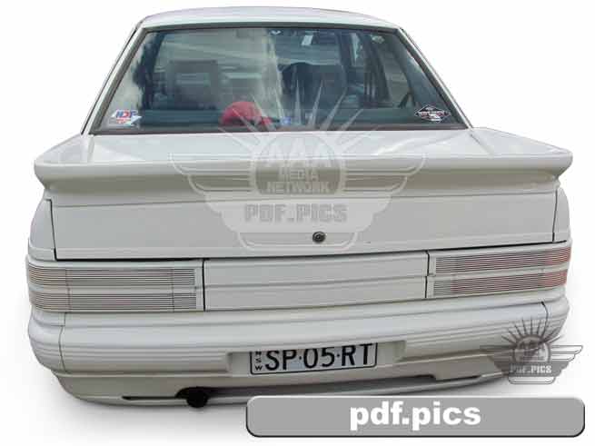 VL Commodore Sedan Rear View