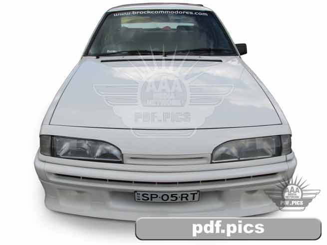 VL Commodore Sedan Front View