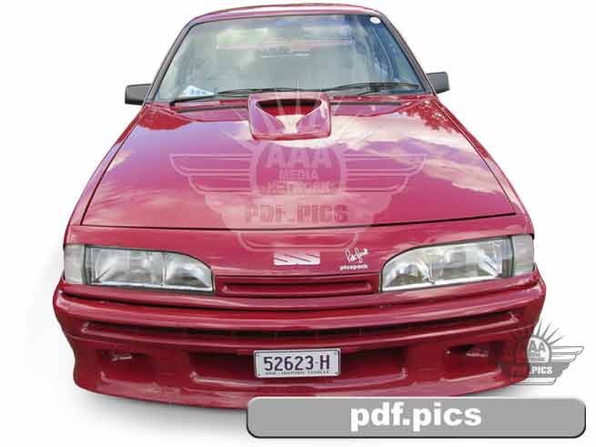 VL Commodore Sedan Front View