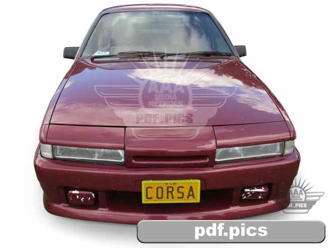 VL Commodore Sedan Front View