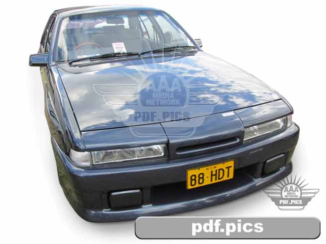 VL Commodore Sedan Front Drivers Side View