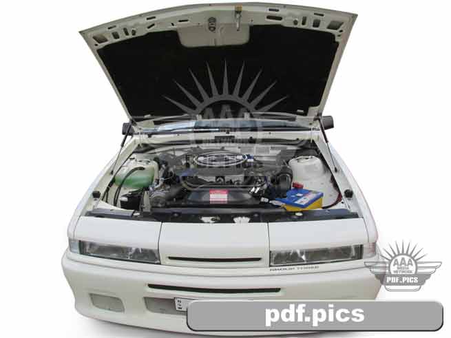 VL Commodore Sedan Front View