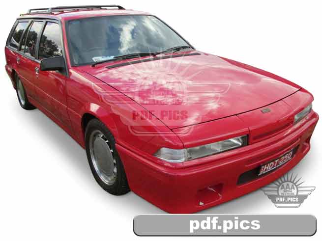 VL Commodore Station Wagon Front Drivers Side View