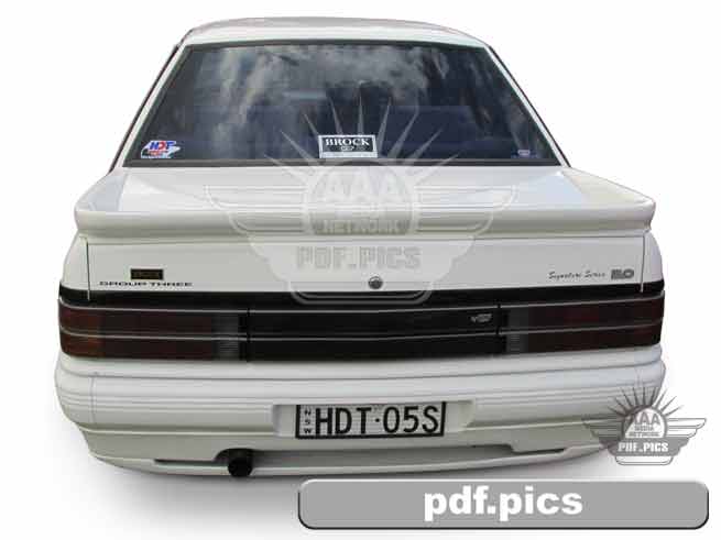 VL Commodore Sedan Rear View