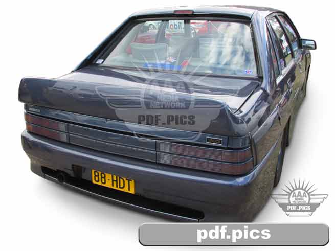 VL Commodore Sedan Rear Drivers Side View